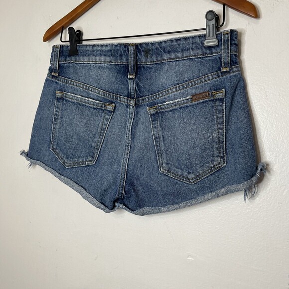 Joes Jeans Collectors Edition Ryla Womens 27 Distressed Denim Jean Shorts Frayed - Picture 8 of 9